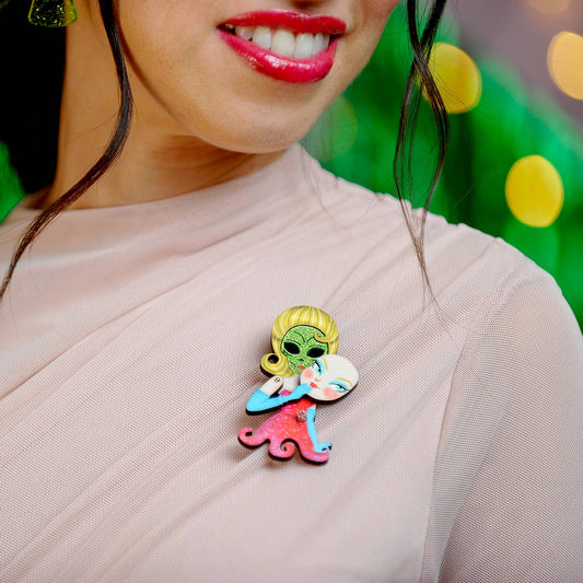 Martian Brooch