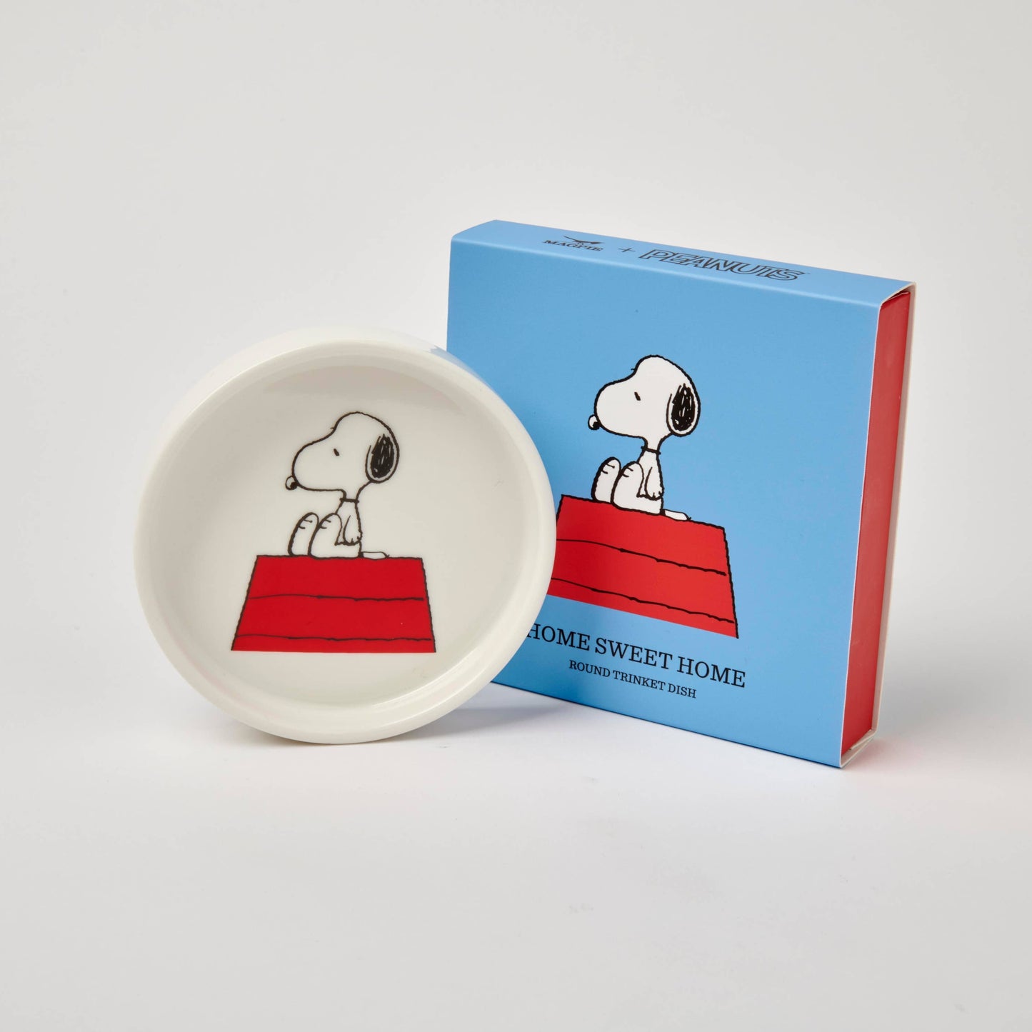 Peanuts Trinket Dish - Round Shaped - Home Sweet Home