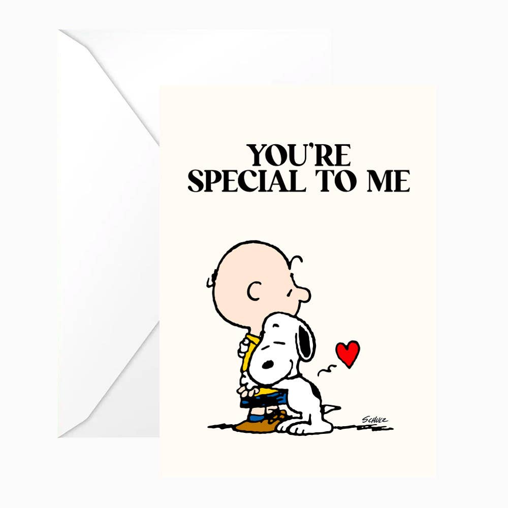 Peanuts Card - You're special to me