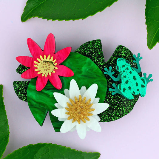 Waterlily Large Brooch