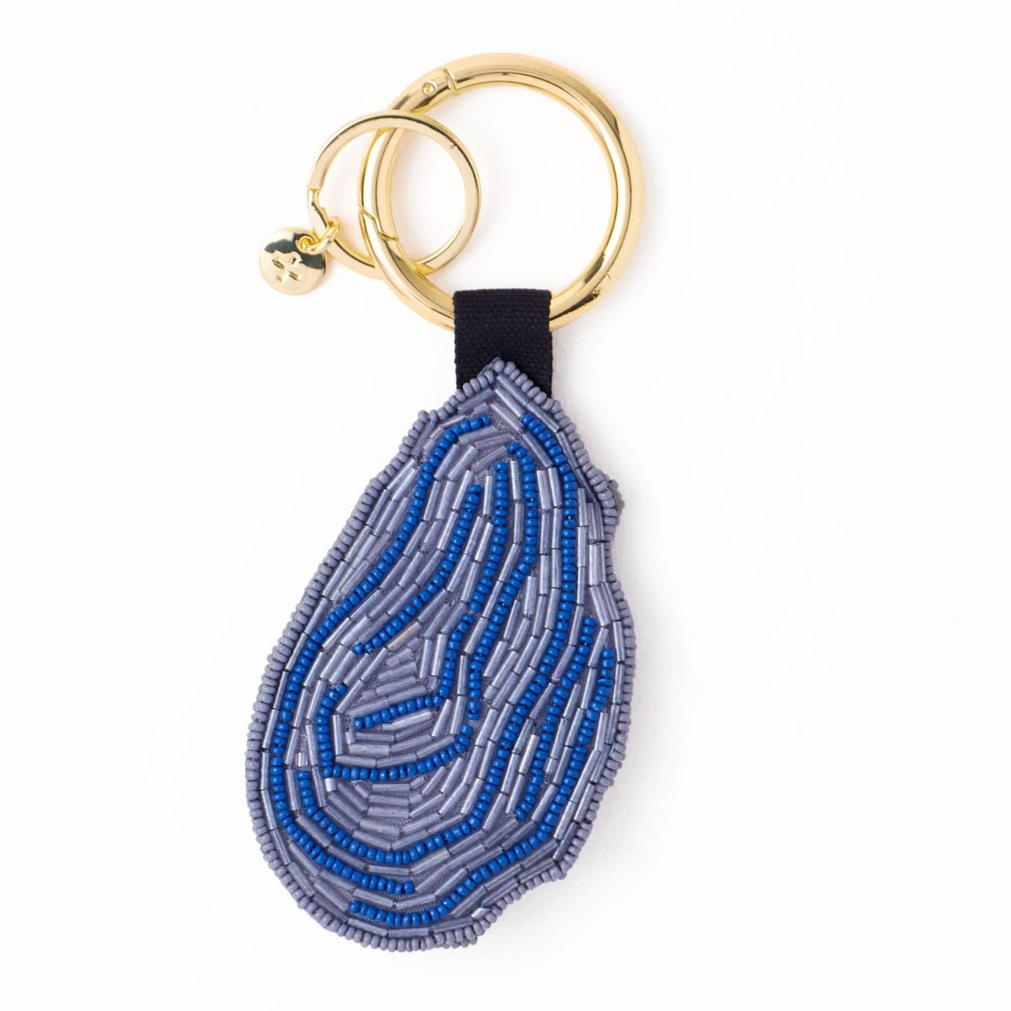 Riley Oyster Beaded Bag Charm
