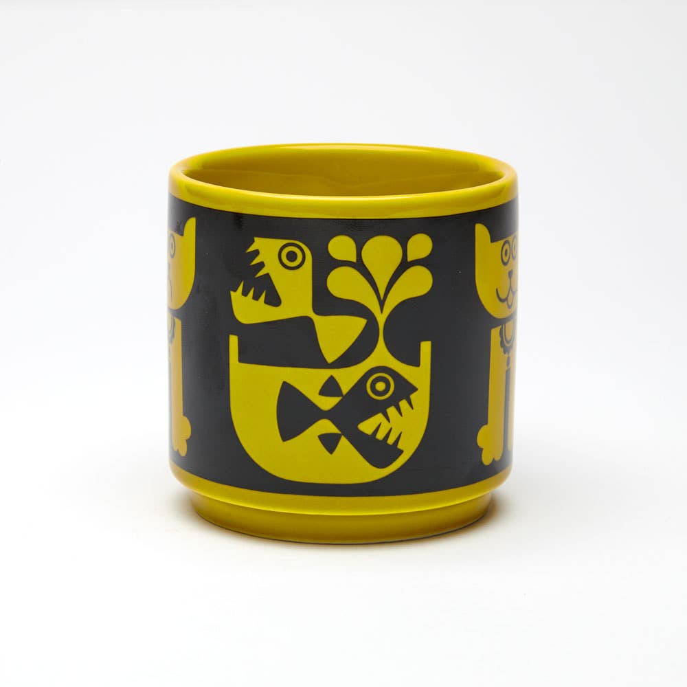 Hornsea Mug - Cat & Pirhana