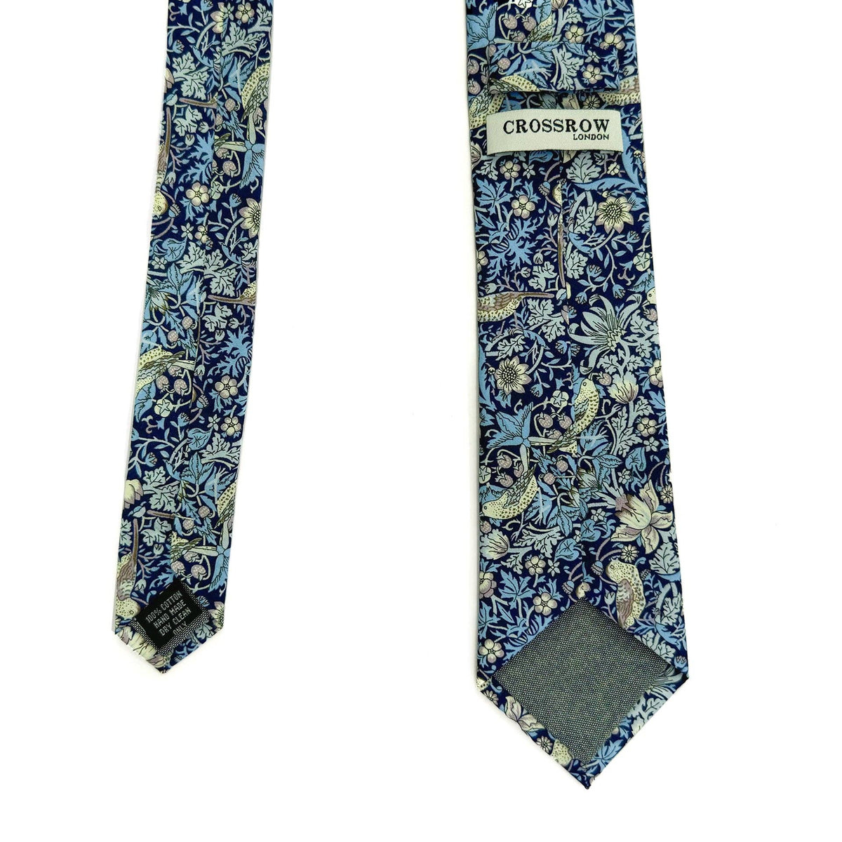 Strawberry Thief Indigo Cotton Tie