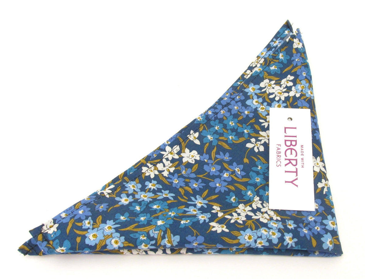 Sea Blossom Tana Lawn Cotton Pocket Square