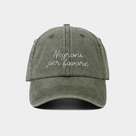 Negroni Embroidered Cap
