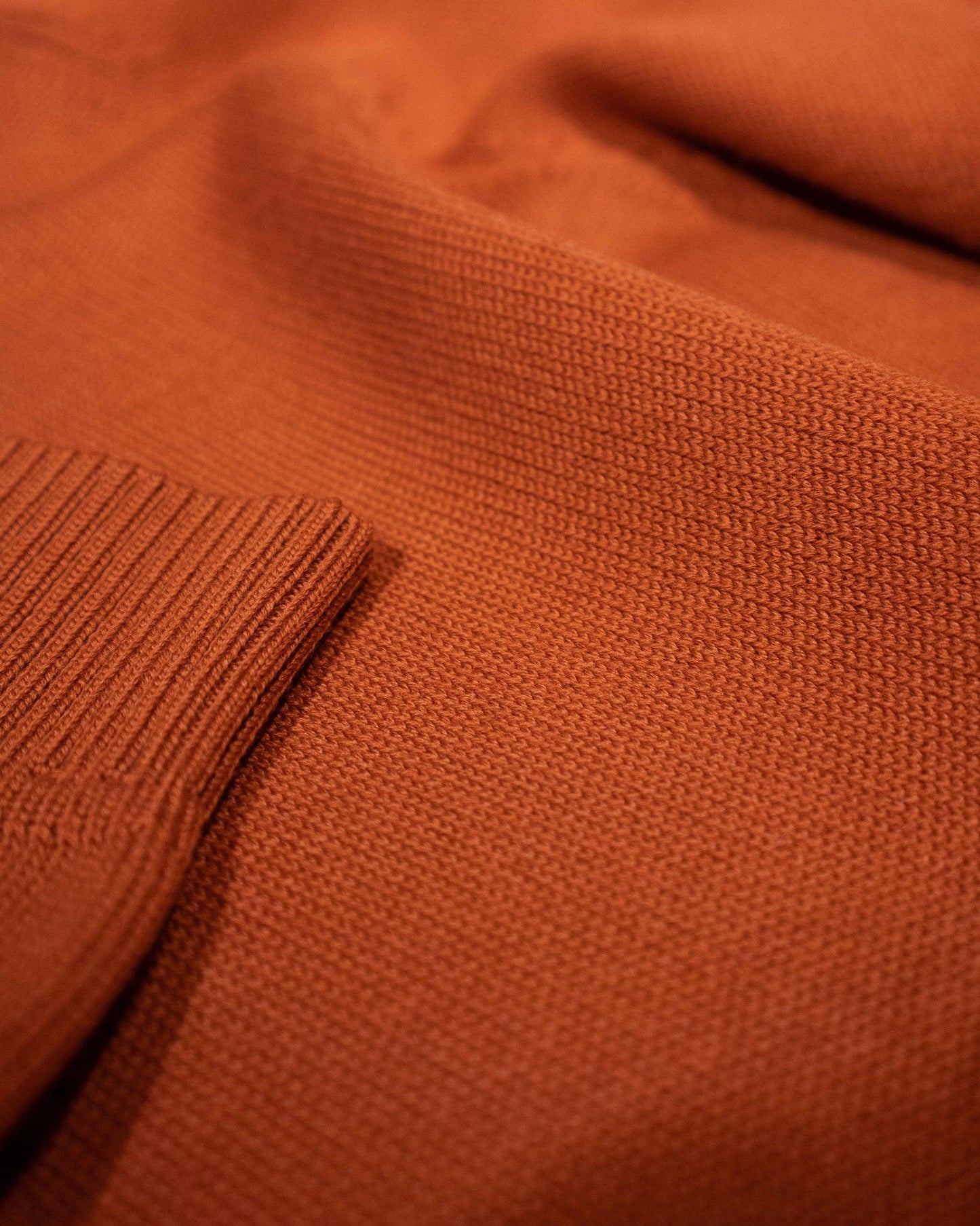 Australian Merino Wool Top Terracotta Smiley