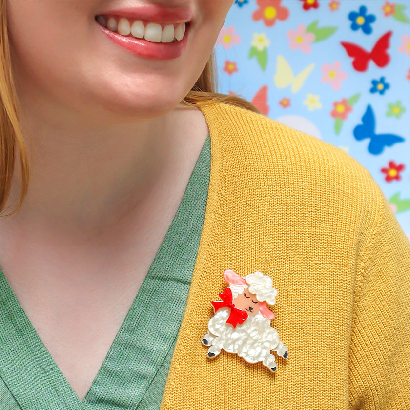 Dolly the Demure Brooch