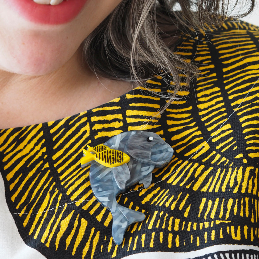 Dugong Brooch