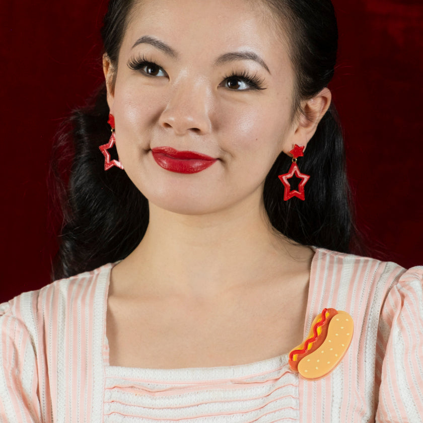 Hot Diggity Dog Brooch