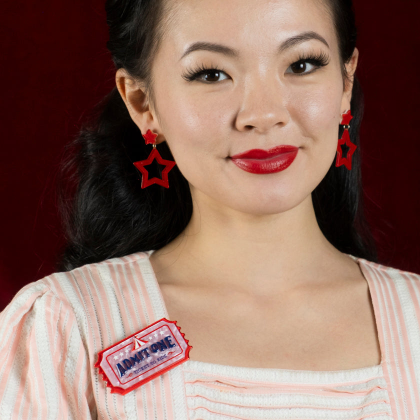 Ticket to Ride Brooch