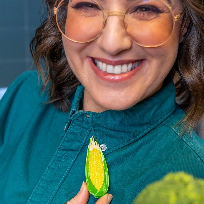 Corn to be Wild Brooch