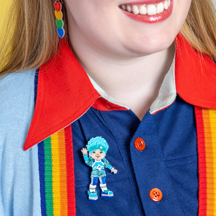 Buddy Blue Brooch