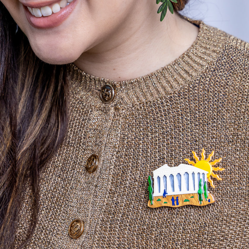 Pillars of Power Brooch