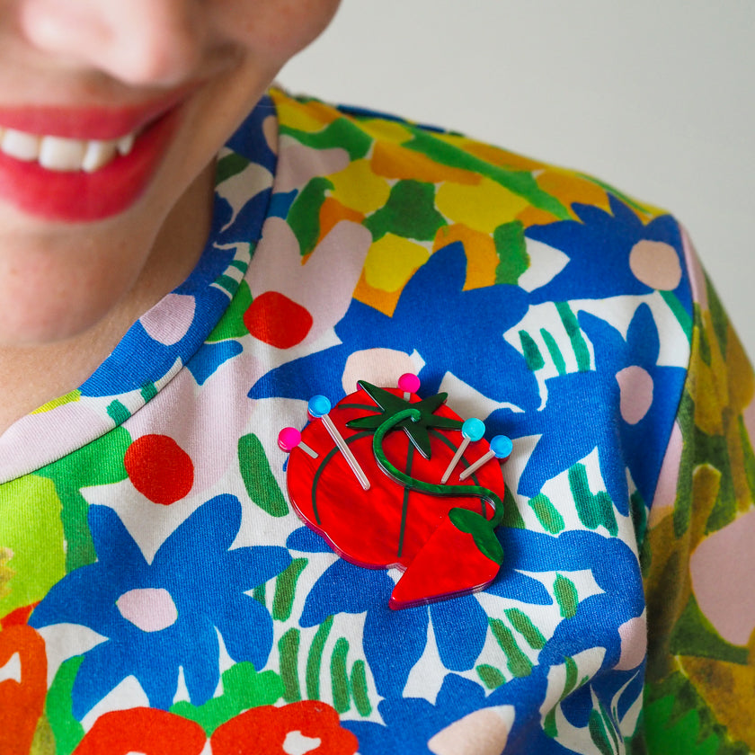 Classic Pin Cushion Brooch