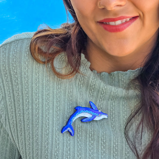 Yuan Thirrin (Whale) Brooch