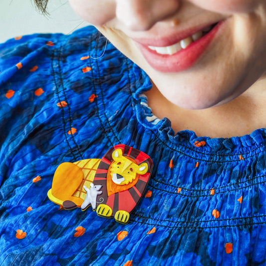 Unlikely Associates Brooch