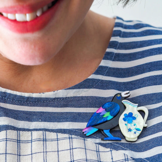 Thirsty Work Brooch (Imperfect Box)
