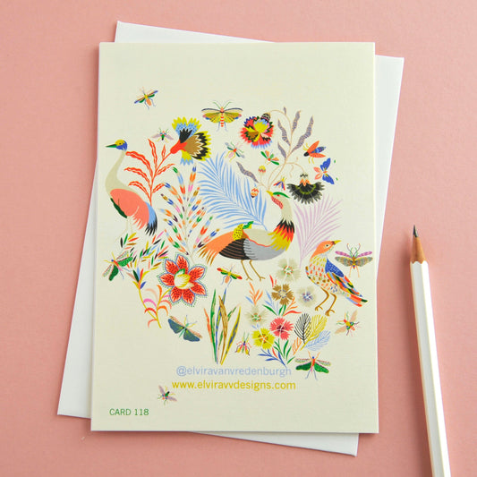 Birds in Wonderland Card