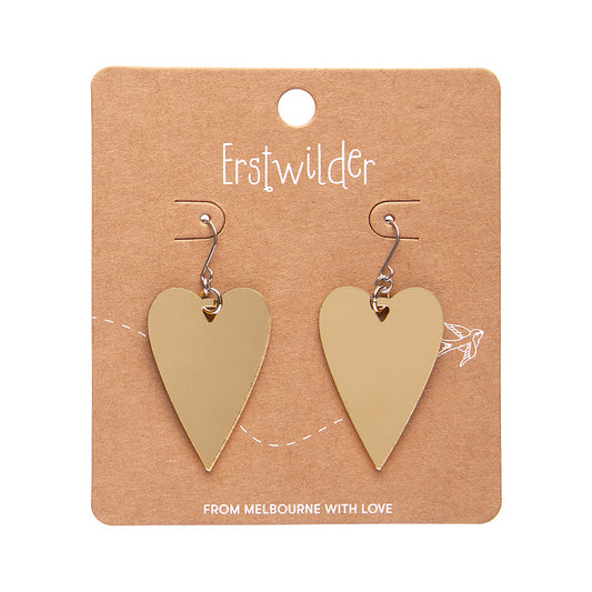 From the Heart Essential Drop Earrings - Gold