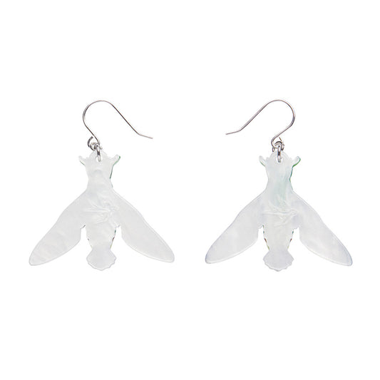 Glimmer the Hawk Moth Drop Earrings