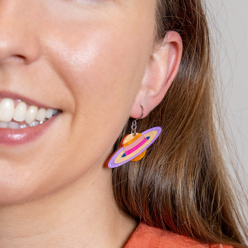 Sixth From The Sun Drop Earrings