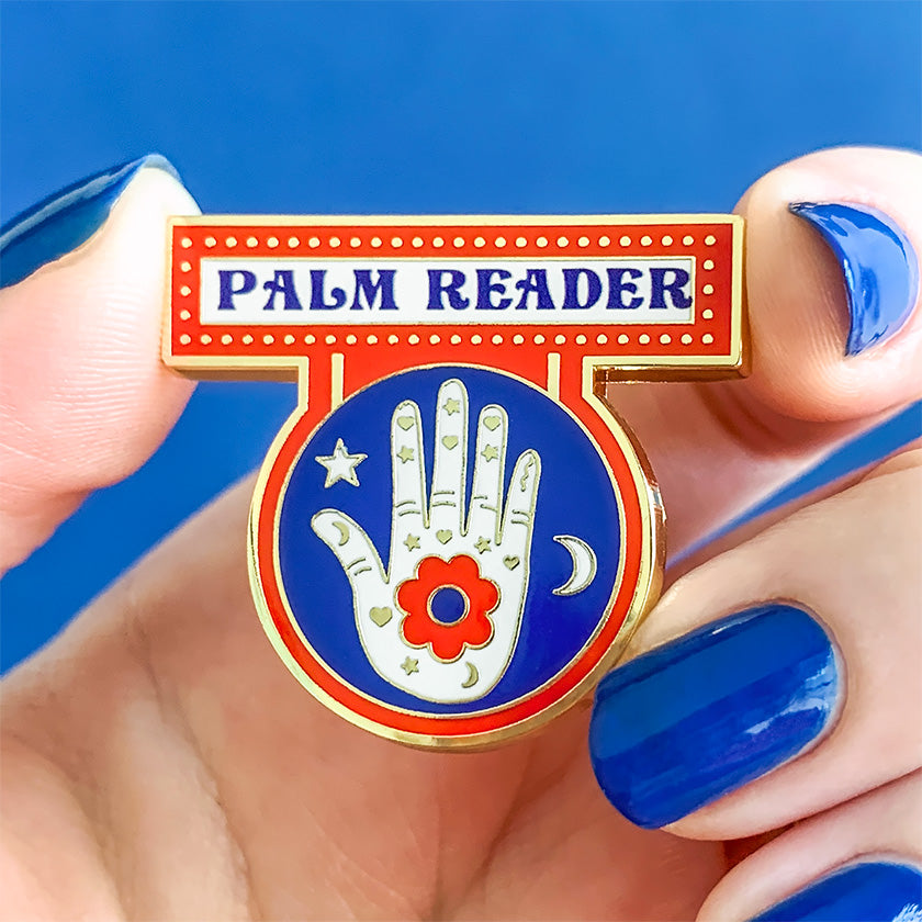 Hands-On Clairvoyance Enamel Pin