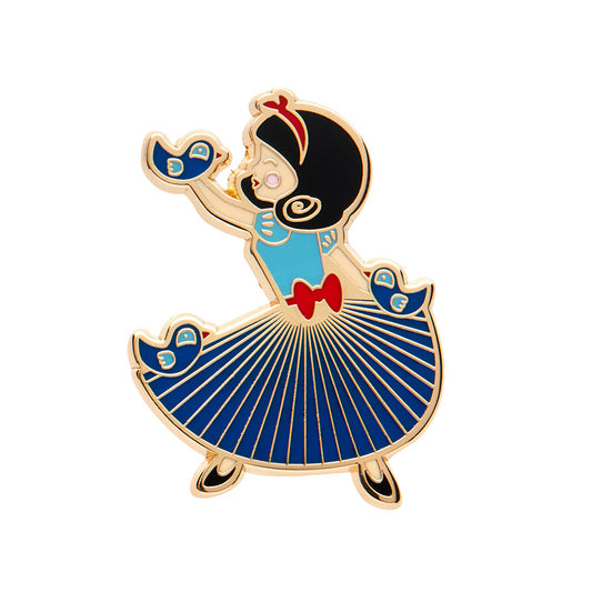 White as Snow Enamel Pin