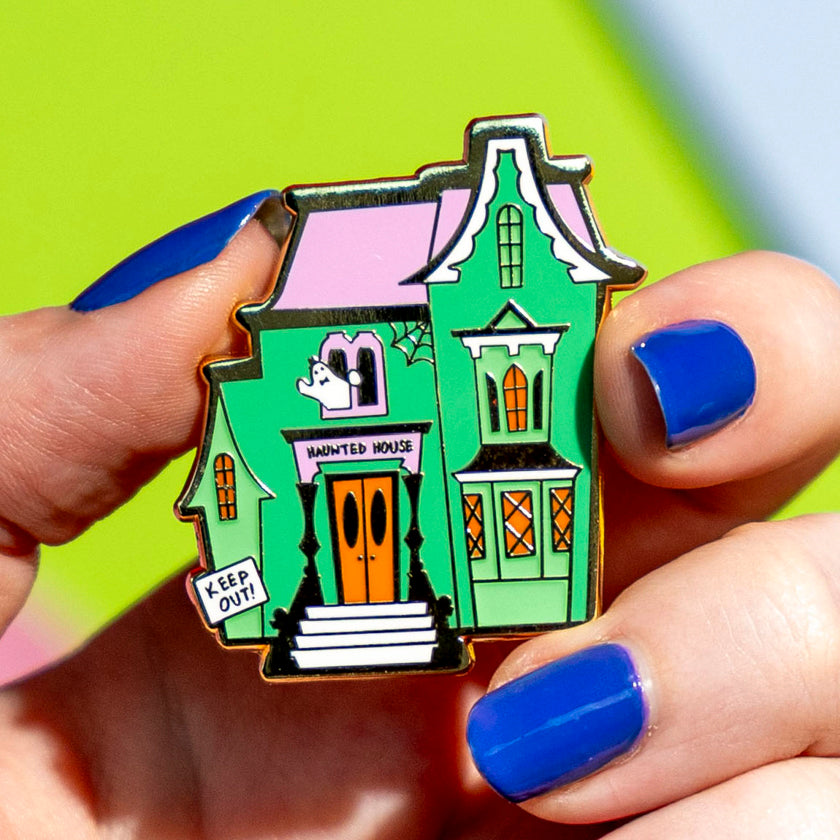 Enter If You Dare Enamel Pin