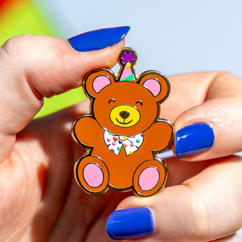 Grand Prize Teddy Enamel Pin