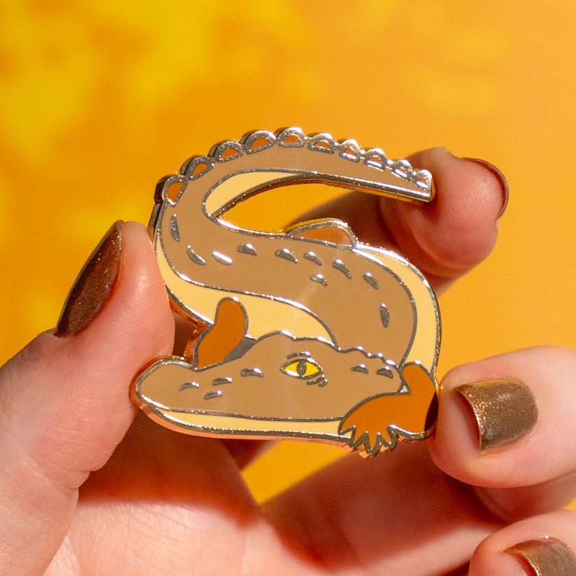 Crikey the Saltwater Crocodile Enamel Pin