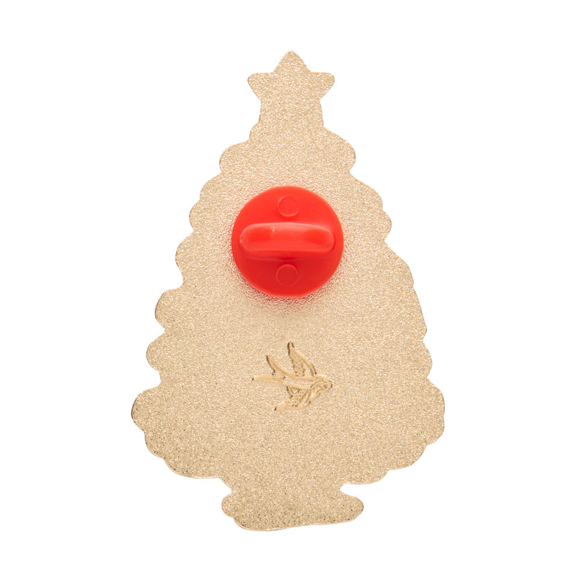 Christmas Tree Centre-Piece Enamel Pin