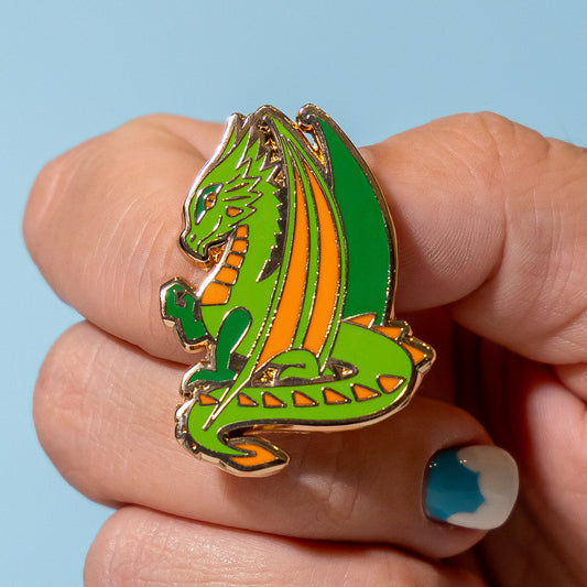Impressive Scale Enamel Pin