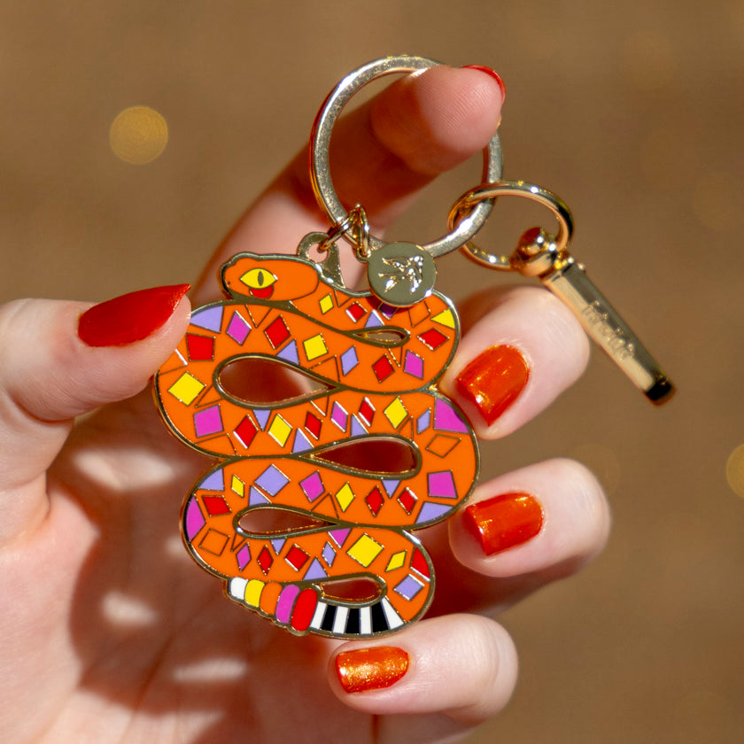 The Rowdy Rattlesnake Key Ring