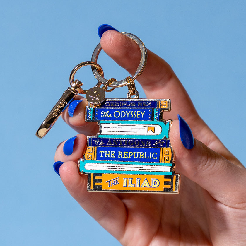 Words of the Wise Enamel Key Ring