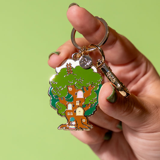 The Faraway Tree Enamel Key Ring