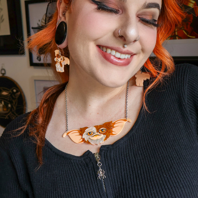 Gizmo Portrait Necklace