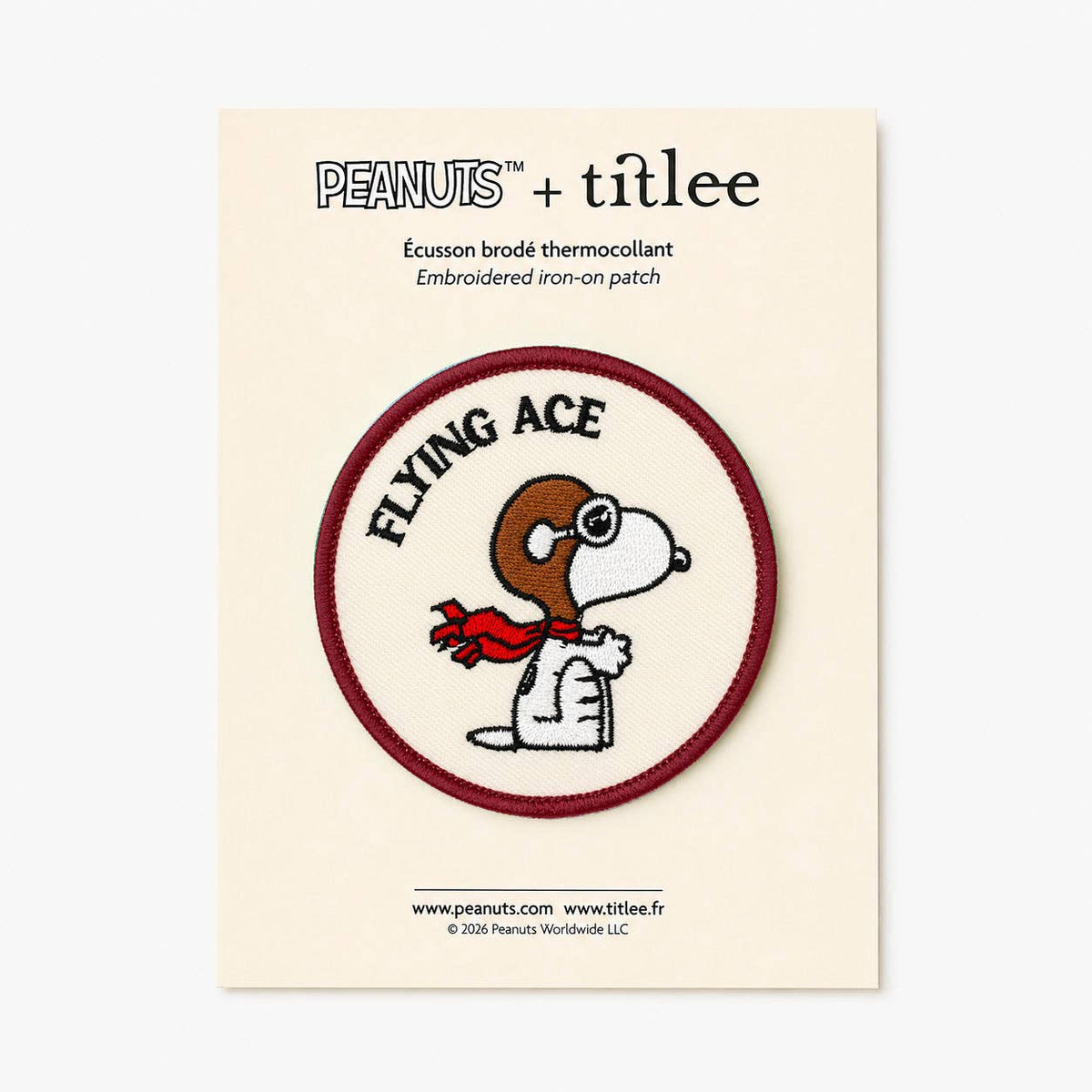 Peanuts Iron-On Embroidered Patch - Slurp