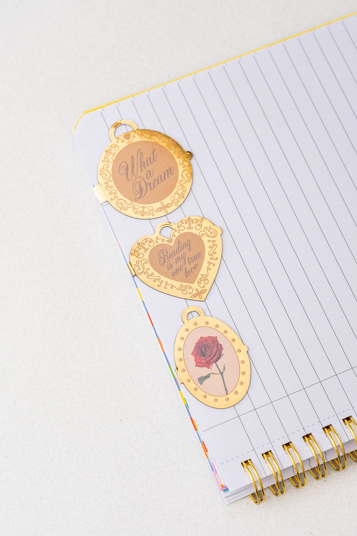 Magnetic Locket Bookmarks