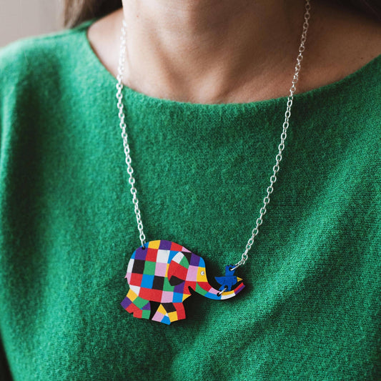Elmer The Elephant Necklace