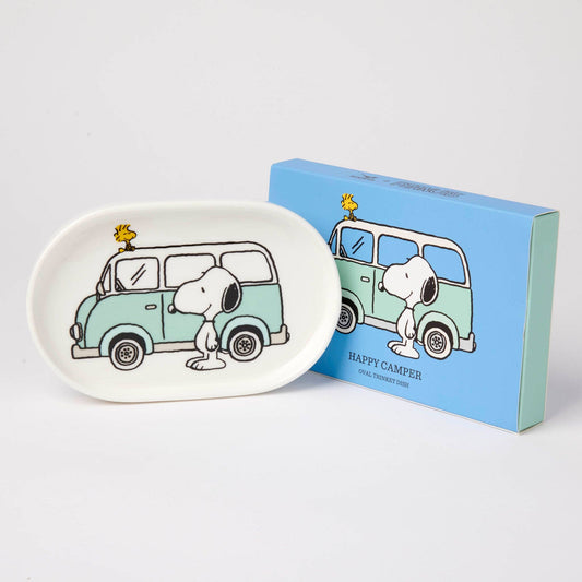 Peanuts Trinket Dish - Oval Shaped - Camper