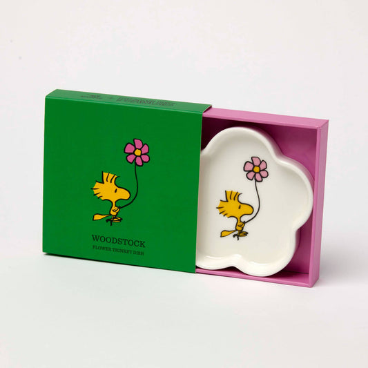 Peanuts Trinket Dish - Flower Shaped - Woodstock