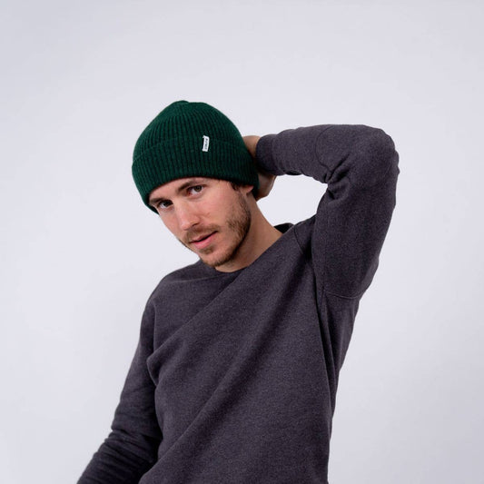 BILLYBELT English Green Lambswool Beanie