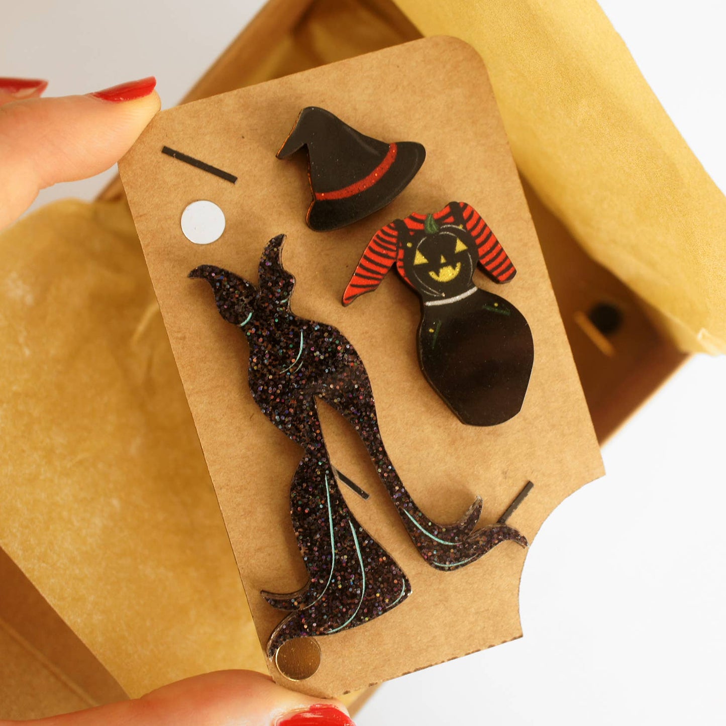 Pumpkin Halloween Outfit Brooches