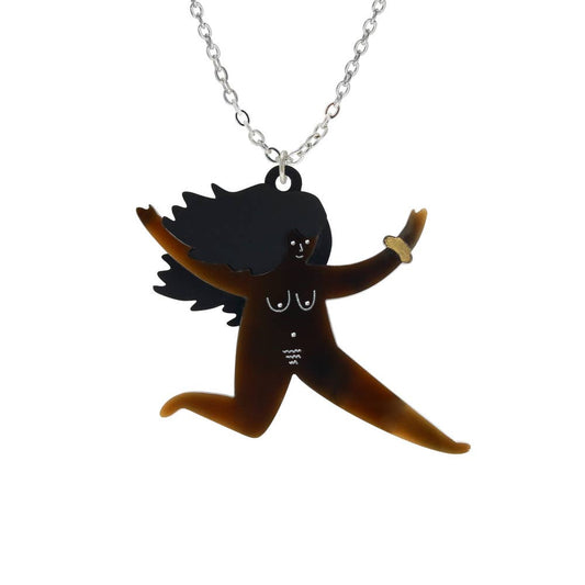 Nudie Lady Necklace - Black