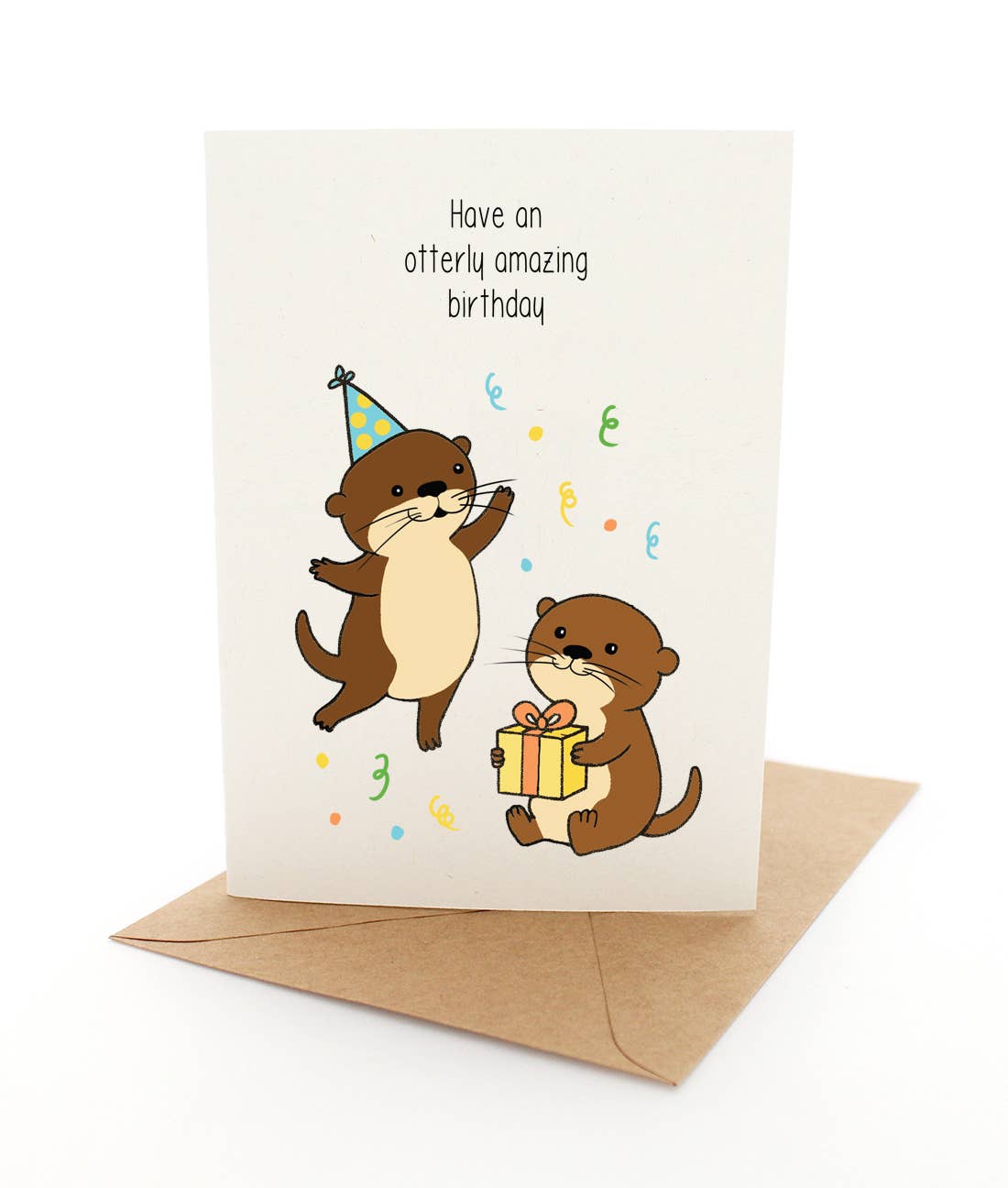 Punny Otters Card