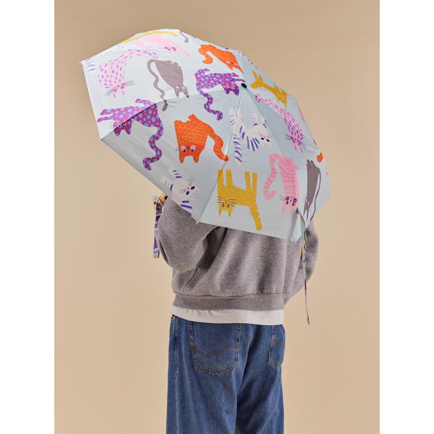 Duck Umbrella Compact - Ice Arty Cats