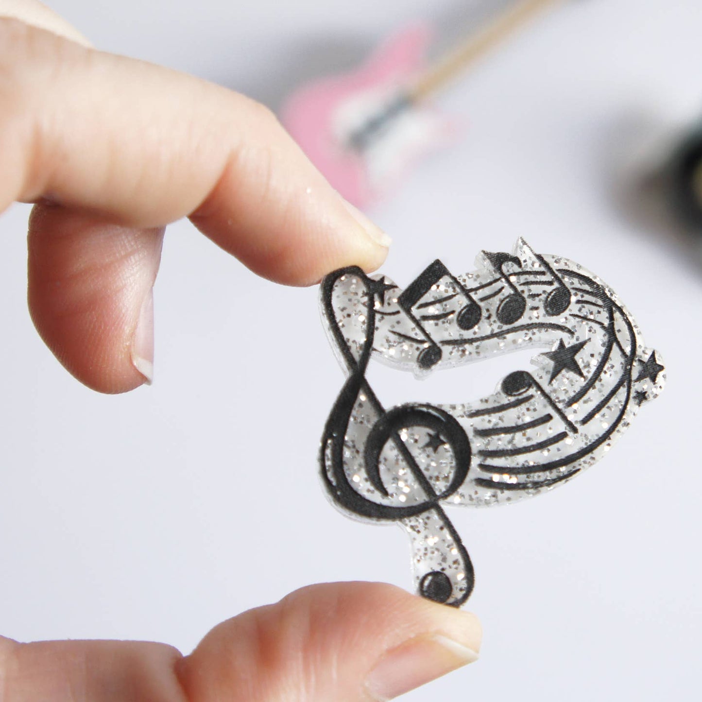 Rock and Roll Brooches (3 Pack)