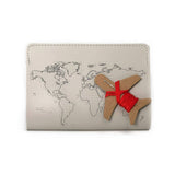 Stitch Where You've Been Passport Cover Kit - Vegan Grey