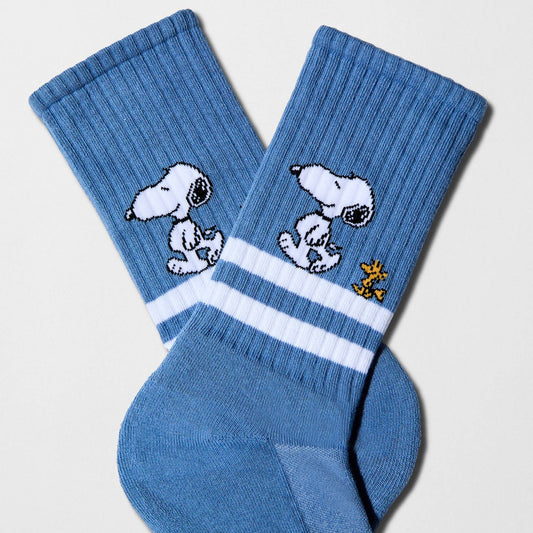 BeSnoopy Stripes Street Blue Socks