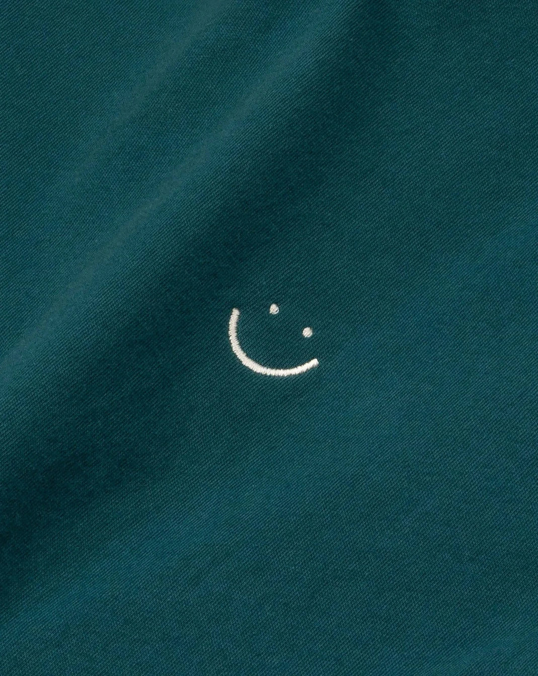 Classic Crew Tee Emerald Smiley